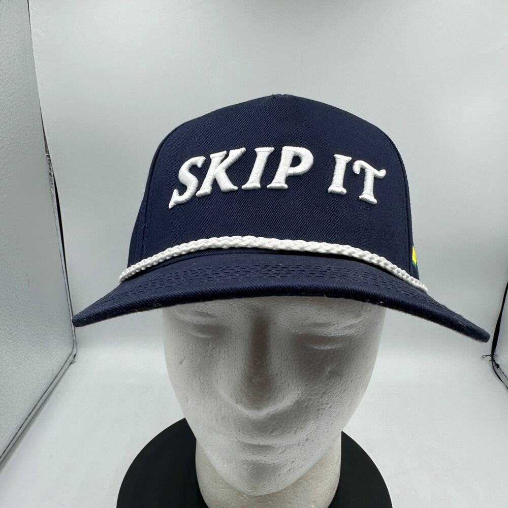 Masters Golf Tournament "Skip It" Navy Blue Rope Snapback Hat Augusta National